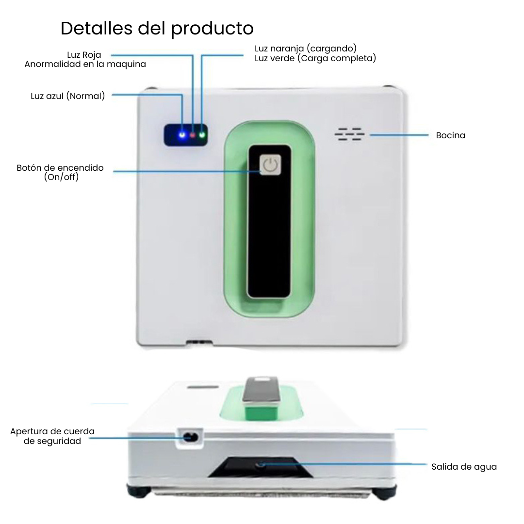 Robot limpiacristales Modelo V10